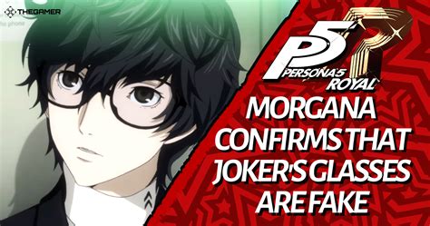 joker's glasses are fake